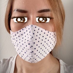 NEW🌈Fashion Washable 3D Face Mask 100% Cotton